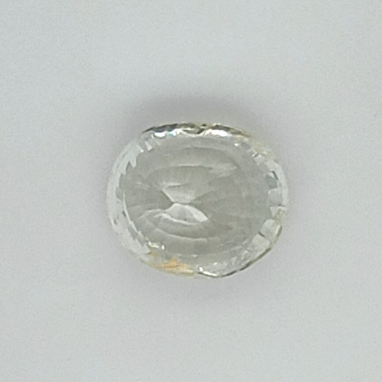 White Sapphire  4.17 Ct Certified